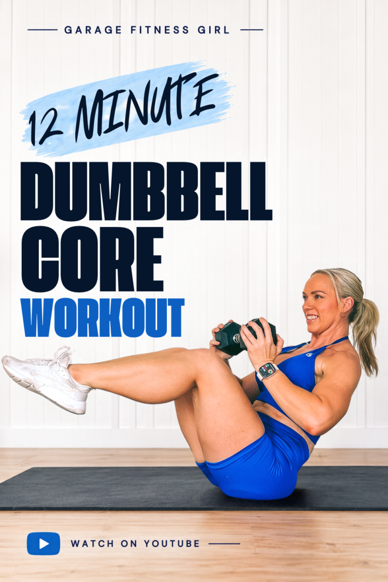 12 minute dumbbell core workout for women over 40
