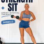 20 minute strength and SIT workout for women over 40 with dumbbells