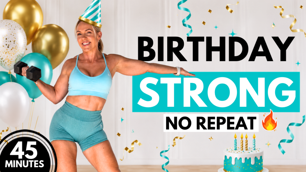 45-Minute No Repeat Full Body Workout for Women Over 40 (Dumbbells Only) 1 Garage Fitness Girl 45-minute no repeat full body workout for women over 40