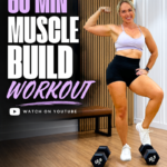 60 minute muscle building workout for women over 40 with dumbbells at home