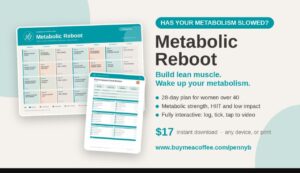 Metabolic Reboot after 40 - 28-day strength plan banner