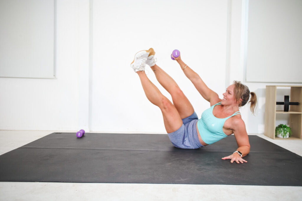 6 No Crunch Exercises to Strengthen Your Core 1 Garage Fitness Girl