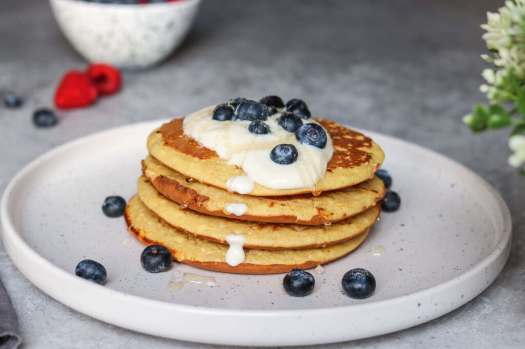 My Top 3 Super Healthy Breakfast Recipes 1 Garage Fitness Girl high protein cottage cheese pancakes