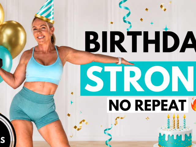 45-minute no repeat full body workout for women over 40