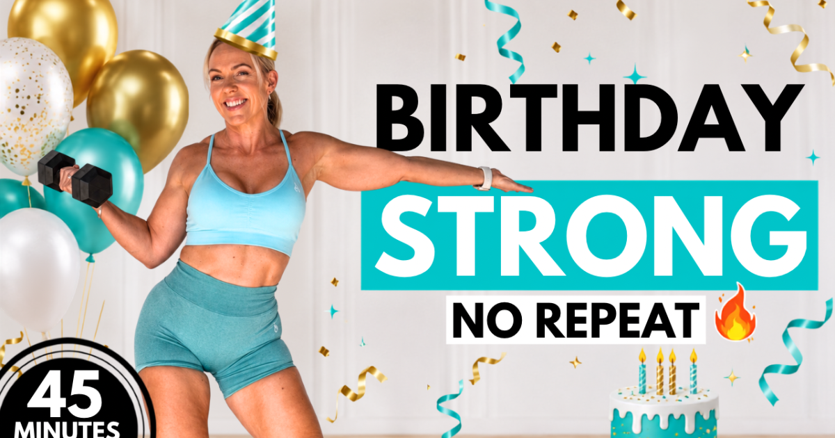 45-minute no repeat full body workout for women over 40