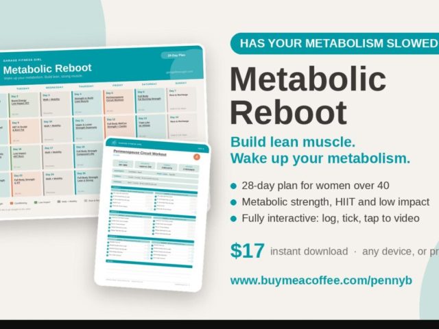 Metabolic Reboot after 40 - 28-day strength plan banner