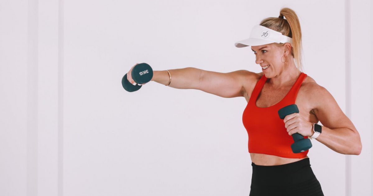 Toned, Lean Arms Workout Video with Dumbbells - Apartment Friendly