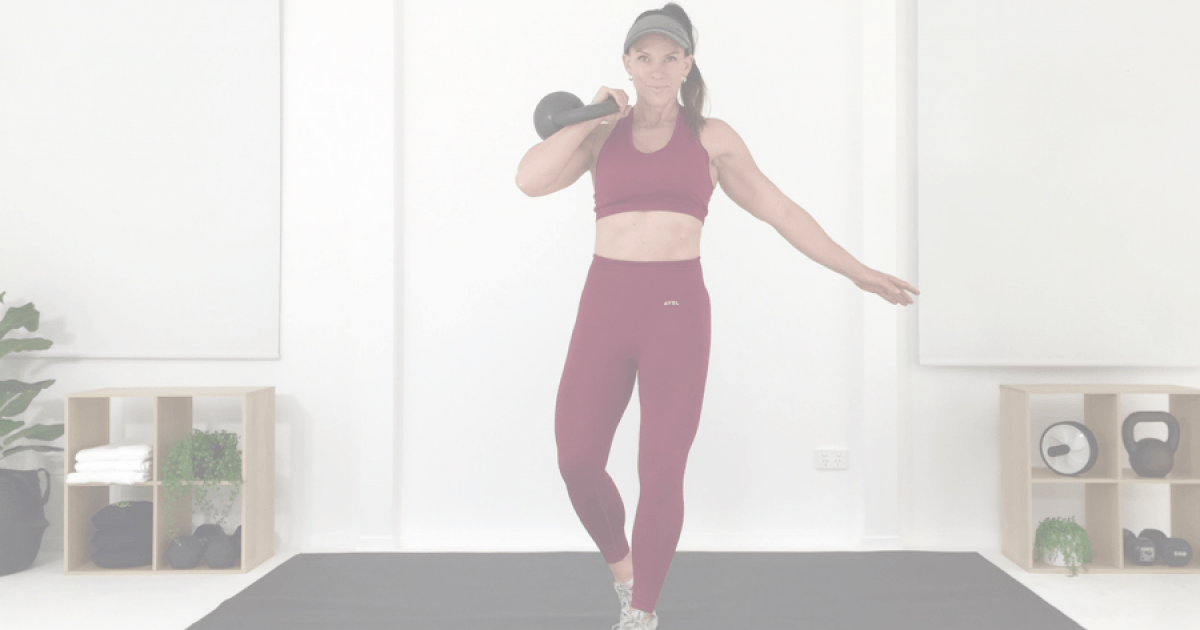 Woman body, kettlebell workout for fitness goals and weight loss