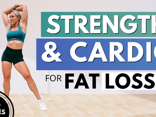low impact strength and cardio workout for women over 40