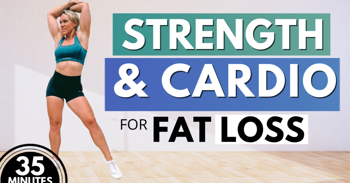 low impact strength and cardio workout for women over 40