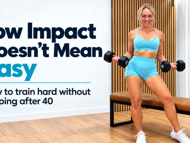 Low impact workout for women over 40