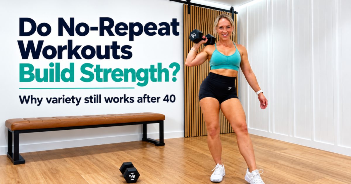 Are no repeat workouts effective for building strength after 40