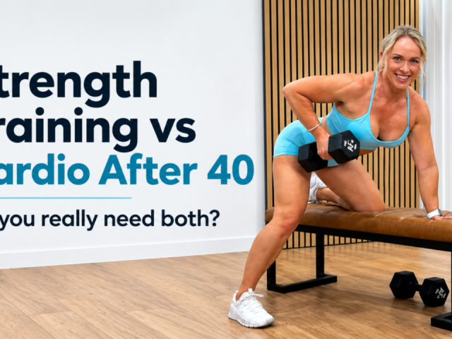 Strength training vs cardio after 40