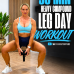30 minute heavy dumbbell leg workout for women over 40 at home