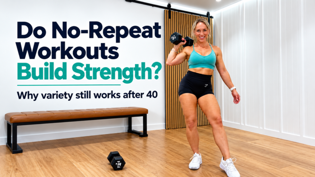 Are no repeat workouts effective for building strength after 40