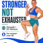 30-minute strength and SIT workout for women over 40 from Garage Fitness Girl