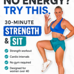 30-minute strength and SIT workout for women over 40 from Garage Fitness Girl