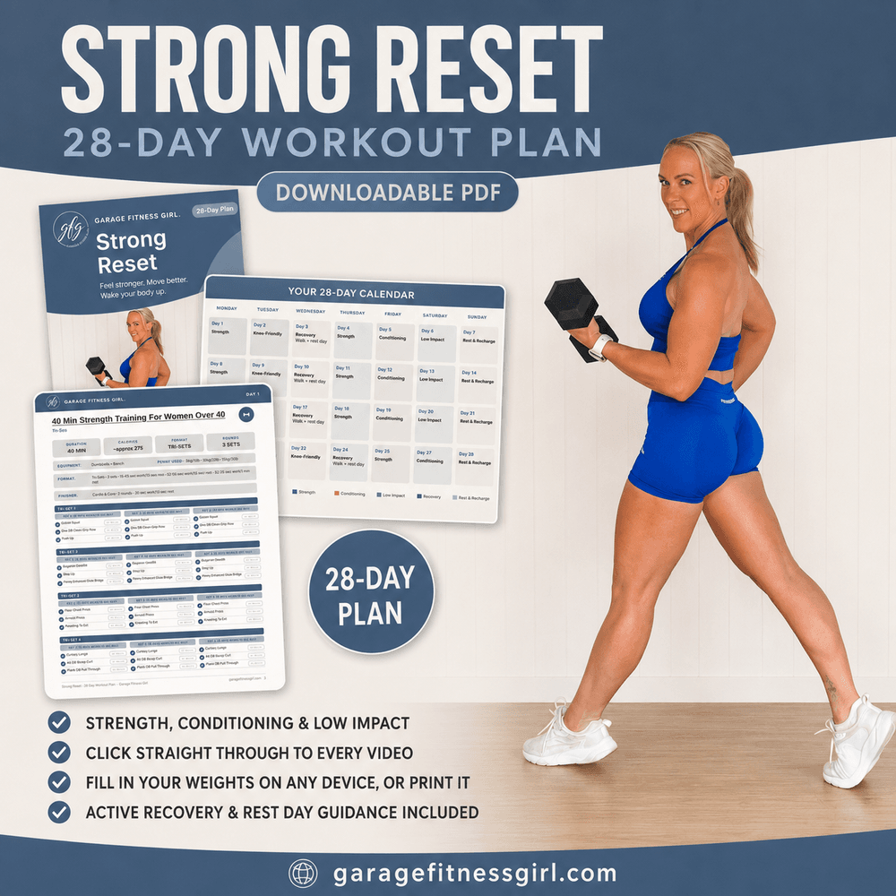 Shop 5 Garage Fitness Girl Strong Reset: 28-Day Plan